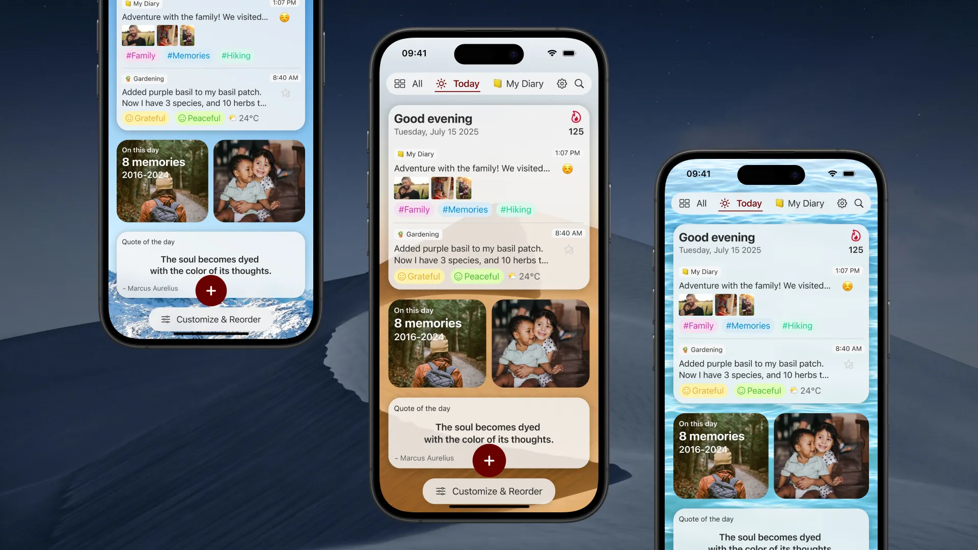 Diarly Journal Backgrounds