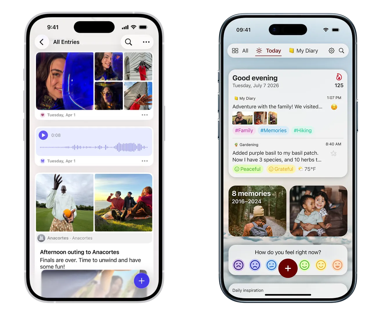 Apple Journal vs Diarly