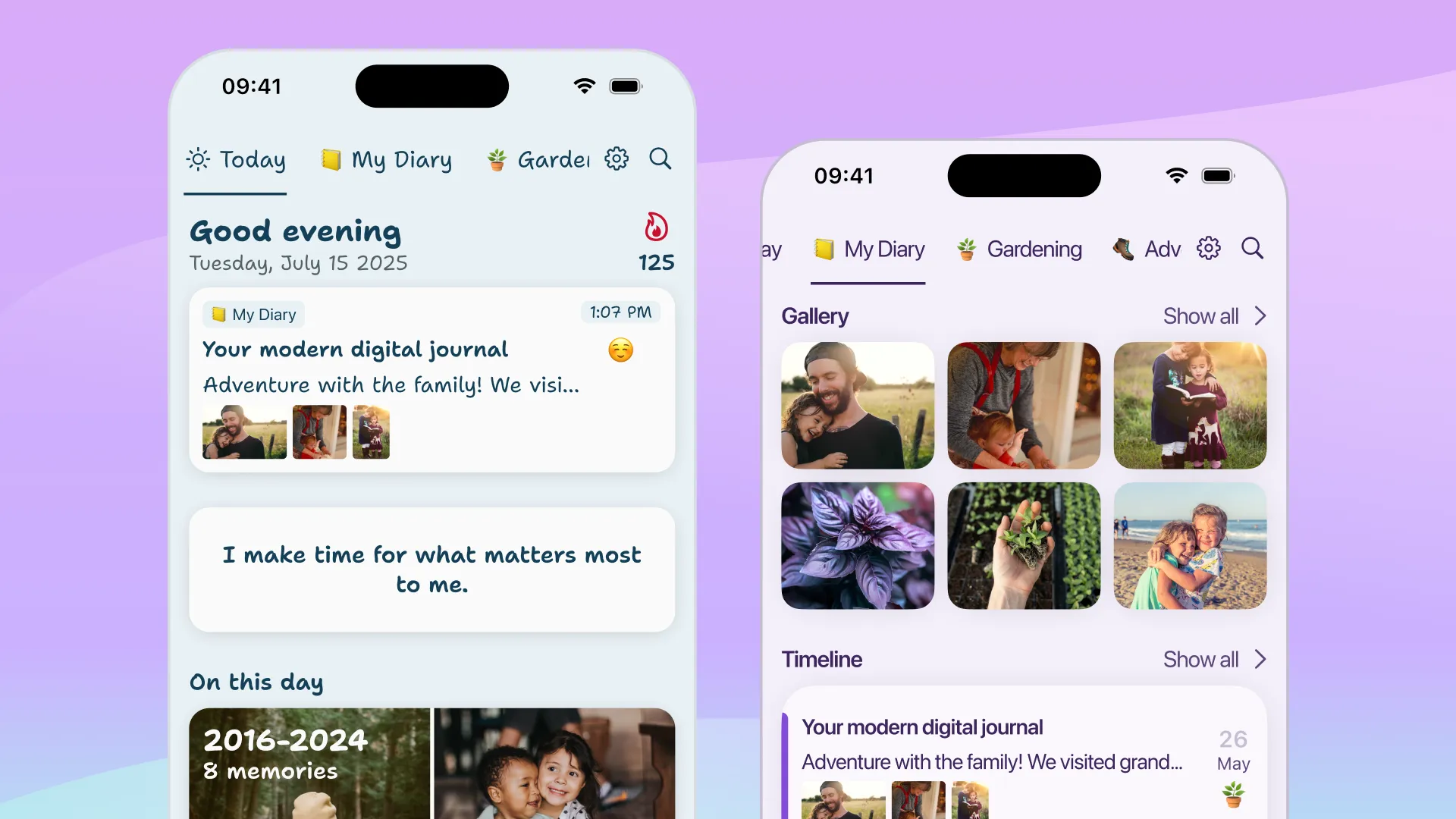 Diarly iPhone redesign