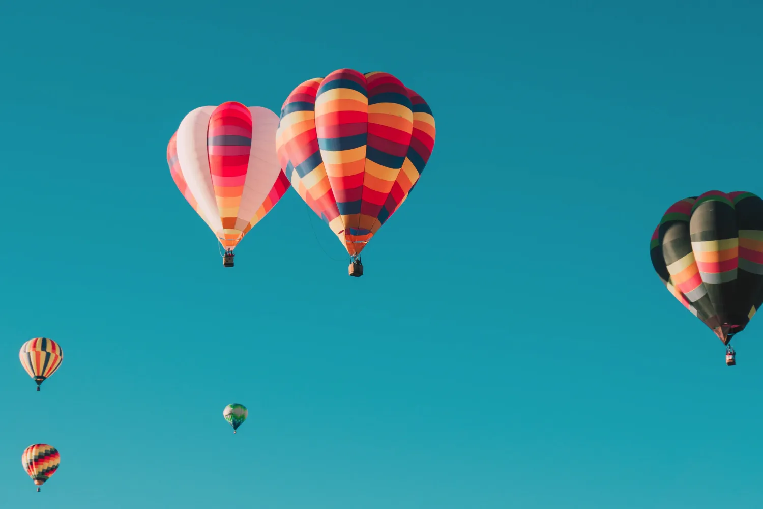 Hot air balloons