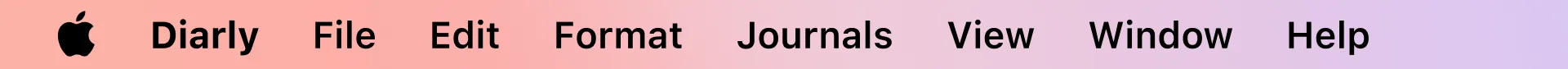 Menu Bar