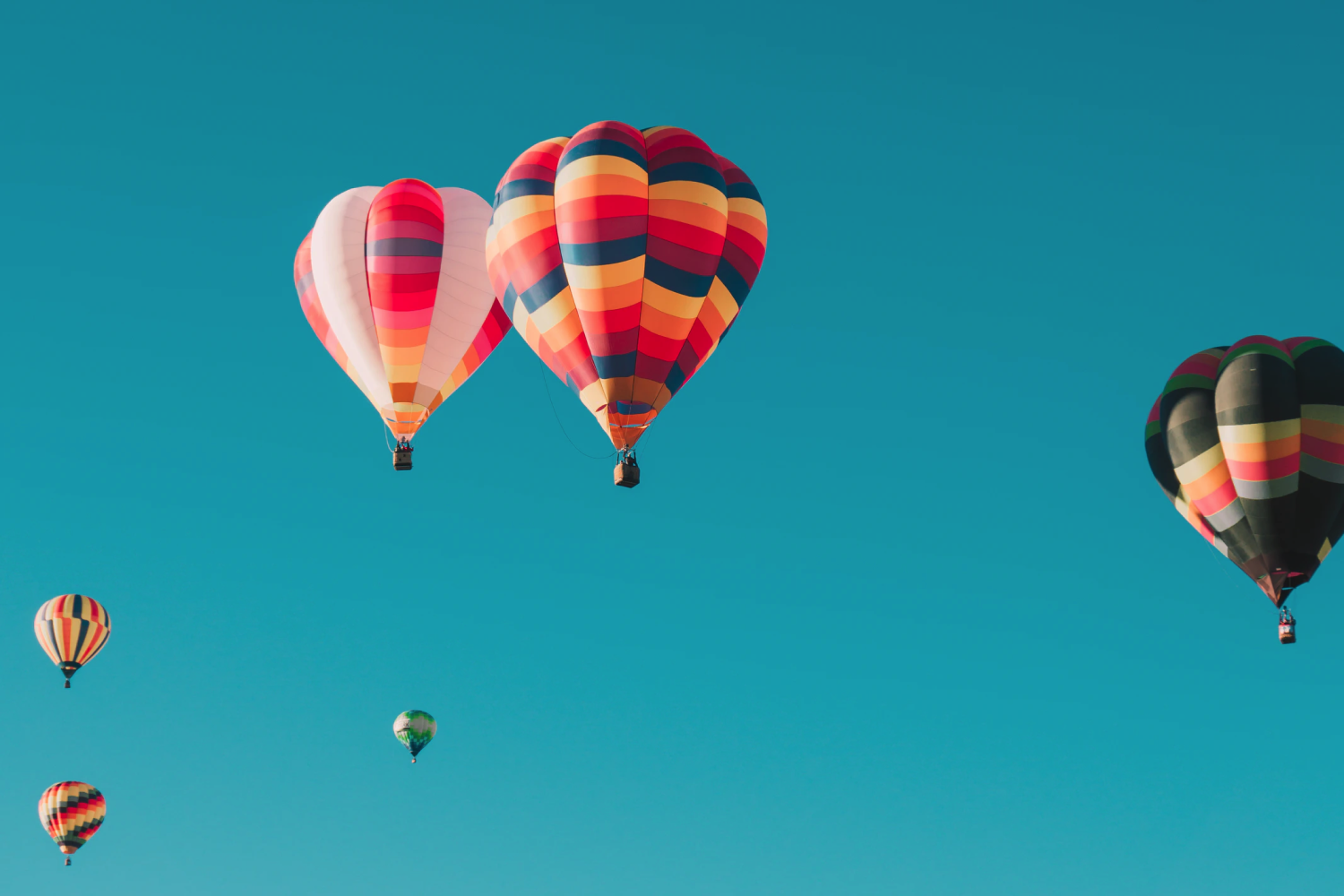 Hot air balloons