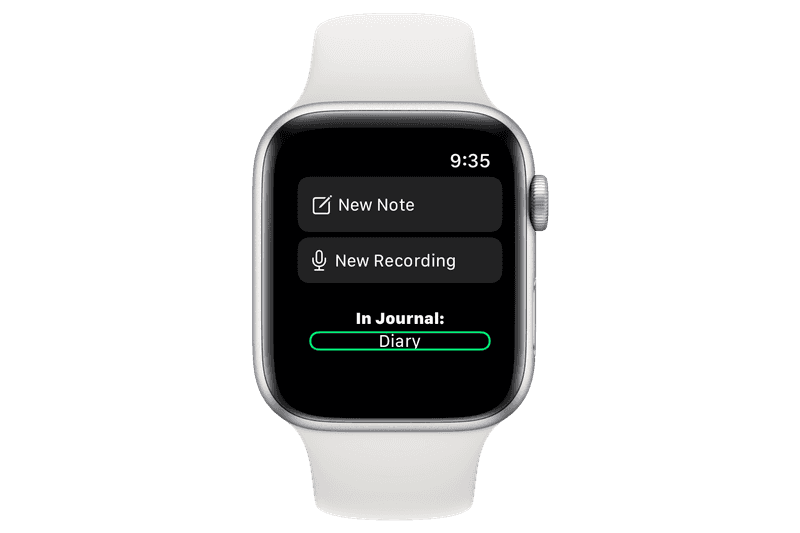 Diarly on Apple Watch